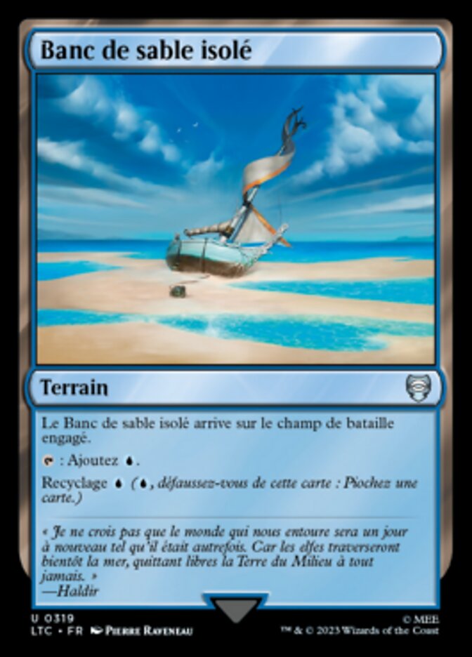 image Banc de sable isolé