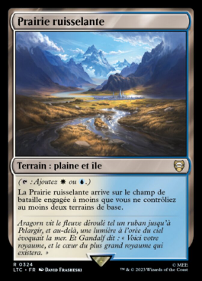 image Prairie ruisselante