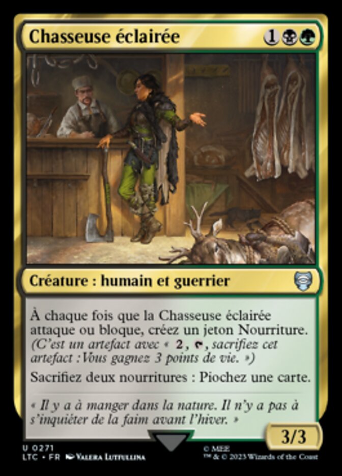 image Chasseuse éclairée