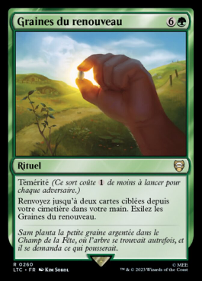 image Graines du renouveau