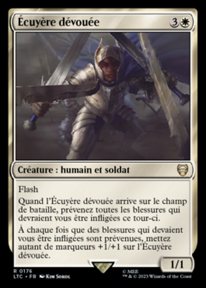 image Écuyère dévouée