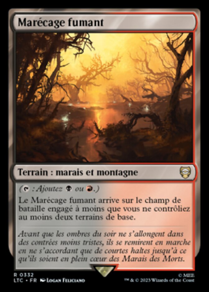 image Marécage fumant