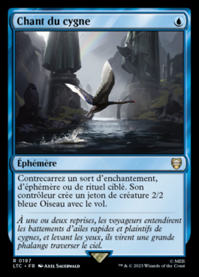 image Chant du cygne