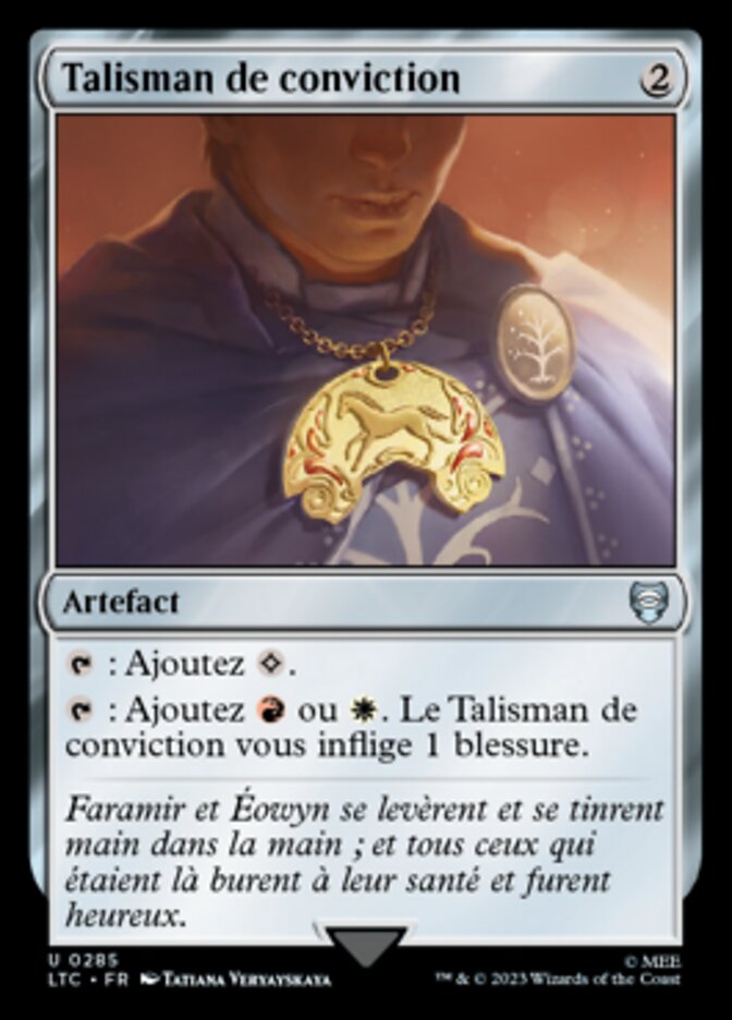 image Talisman de conviction