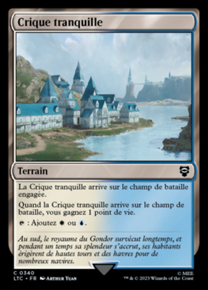 image Crique tranquille