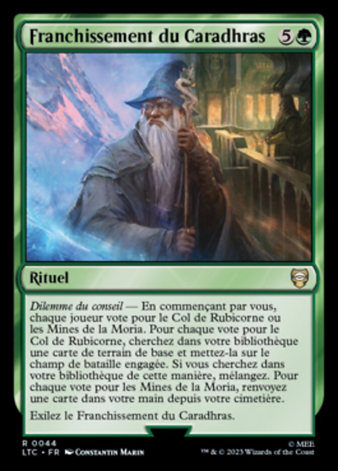 image Franchissement du Caradhras