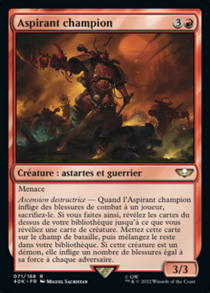 image Aspirant champion