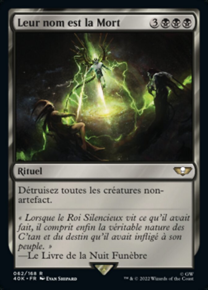 image Leur nom est la Mort