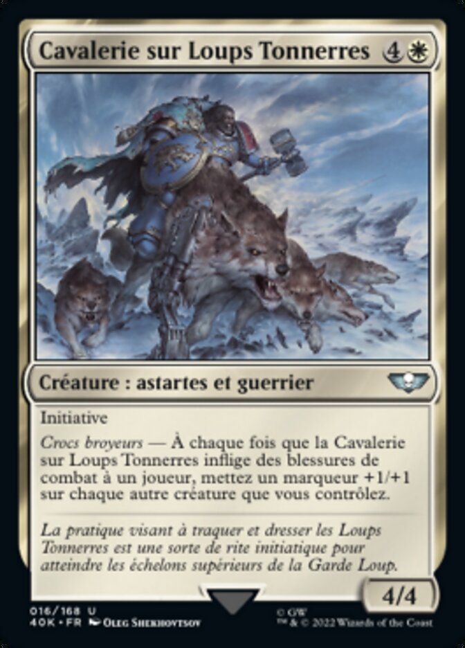 image Cavalerie sur Loups Tonnerres