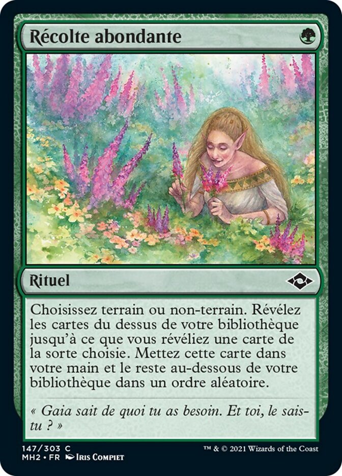 image Récolte abondante