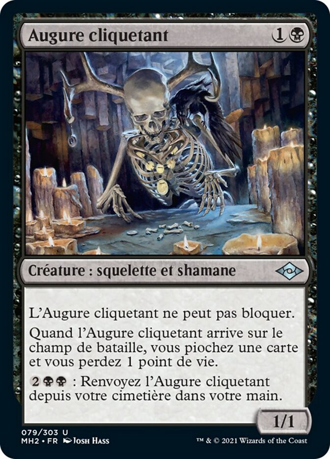 image Augure cliquetant