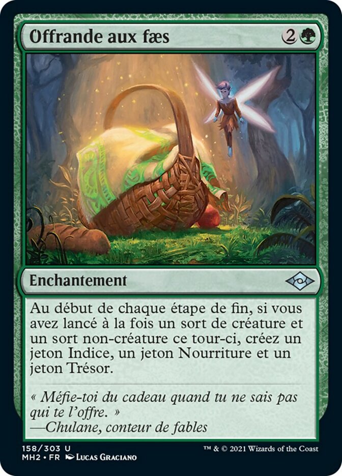 image Offrande aux faes