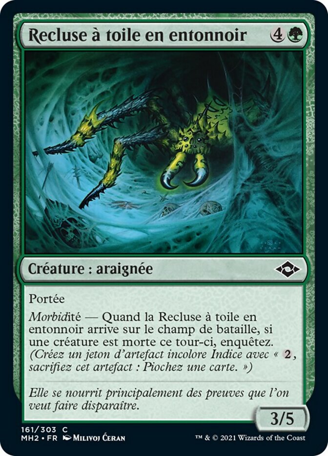 image Recluse à toile en entonnoir