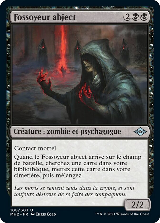 image Fossoyeur abject