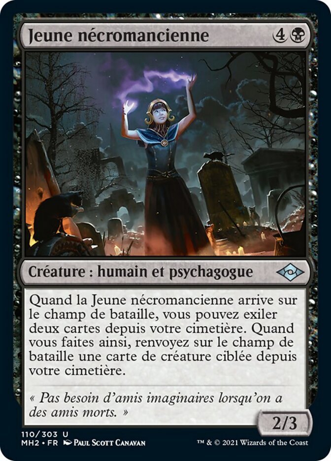 image Jeune nécromancienne