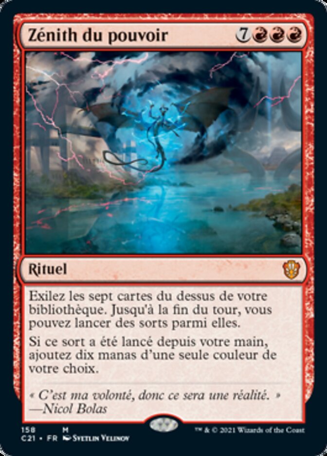 image Zénith du pouvoir