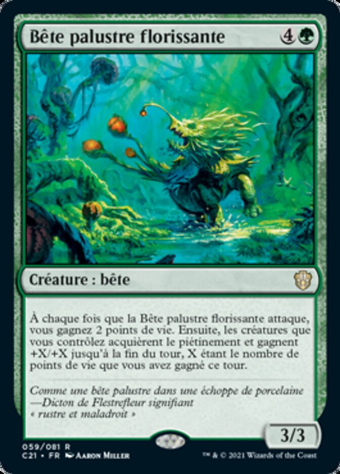 image Bête palustre florissante