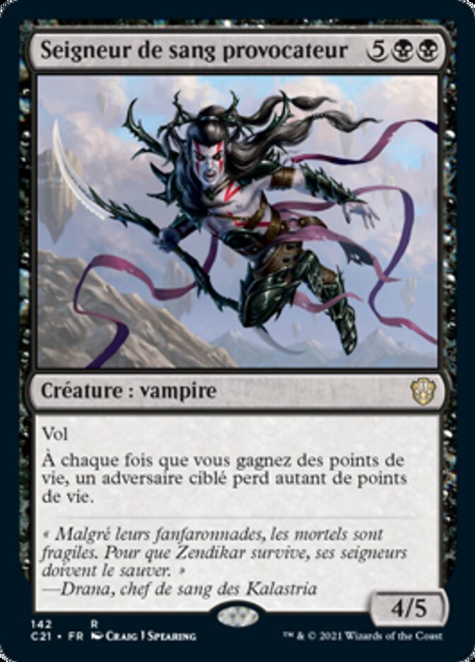 image Seigneur de sang provocateur