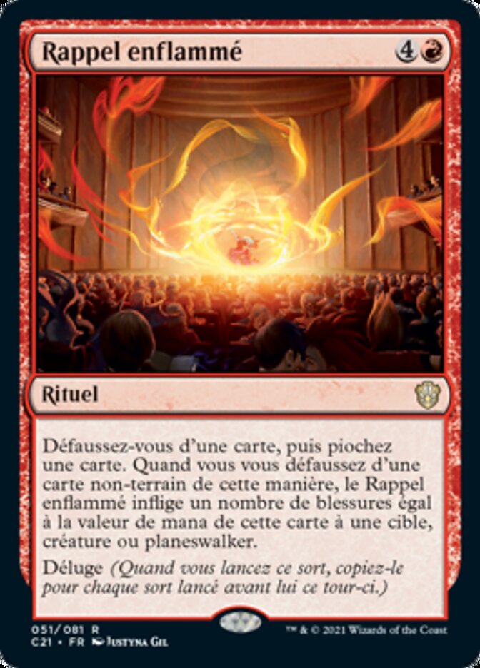 image Rappel enflammé