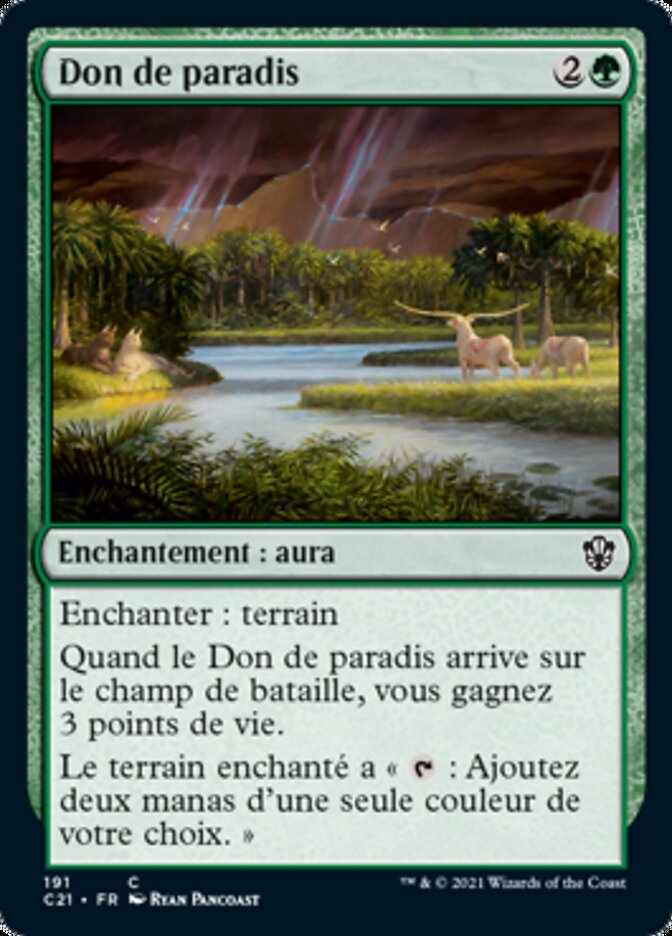 image Don de paradis