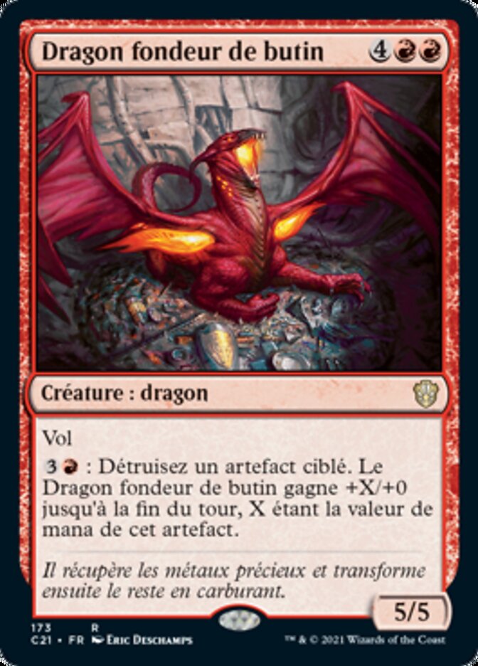 image Dragon fondeur de butin
