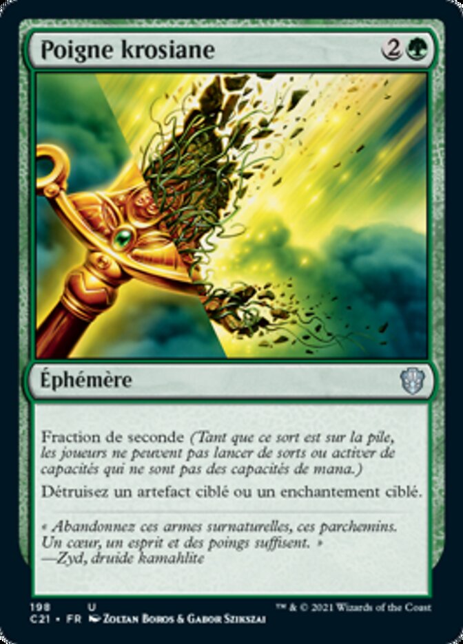 image Poigne krosiane