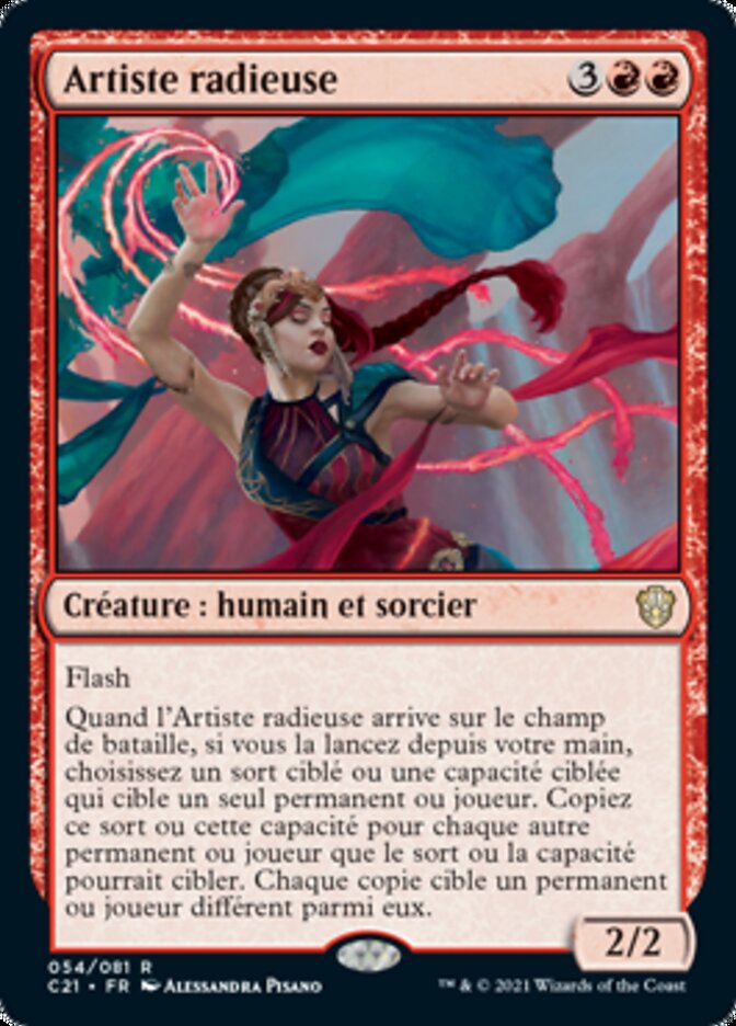 image Artiste radieuse