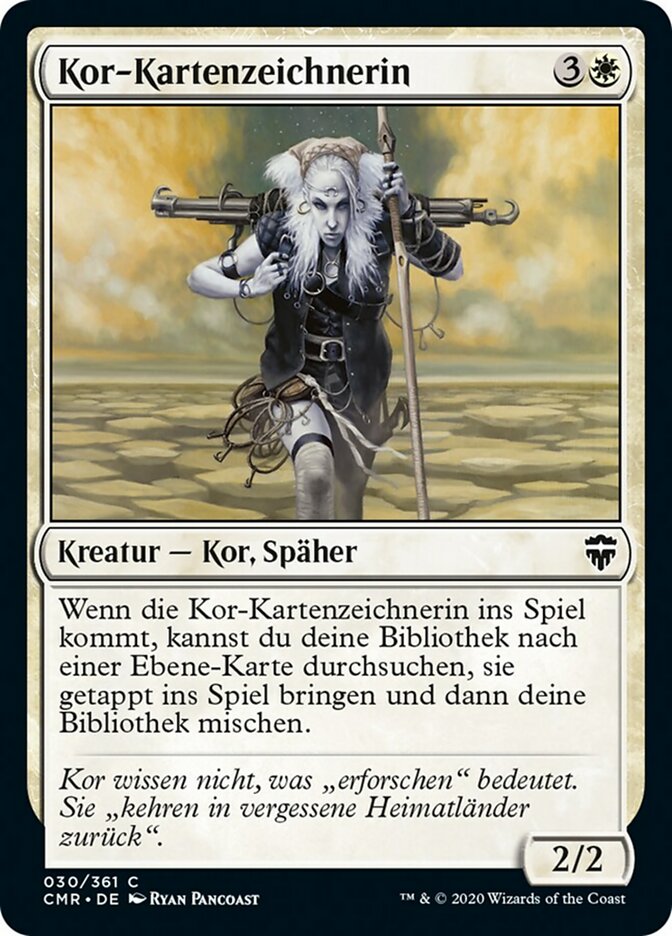 Kor-Kartenzeichnerin