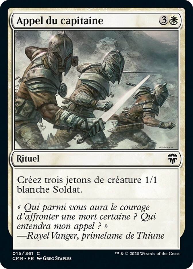 image Appel du capitaine