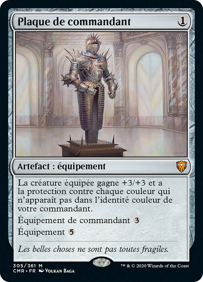 image Plaque de commandant