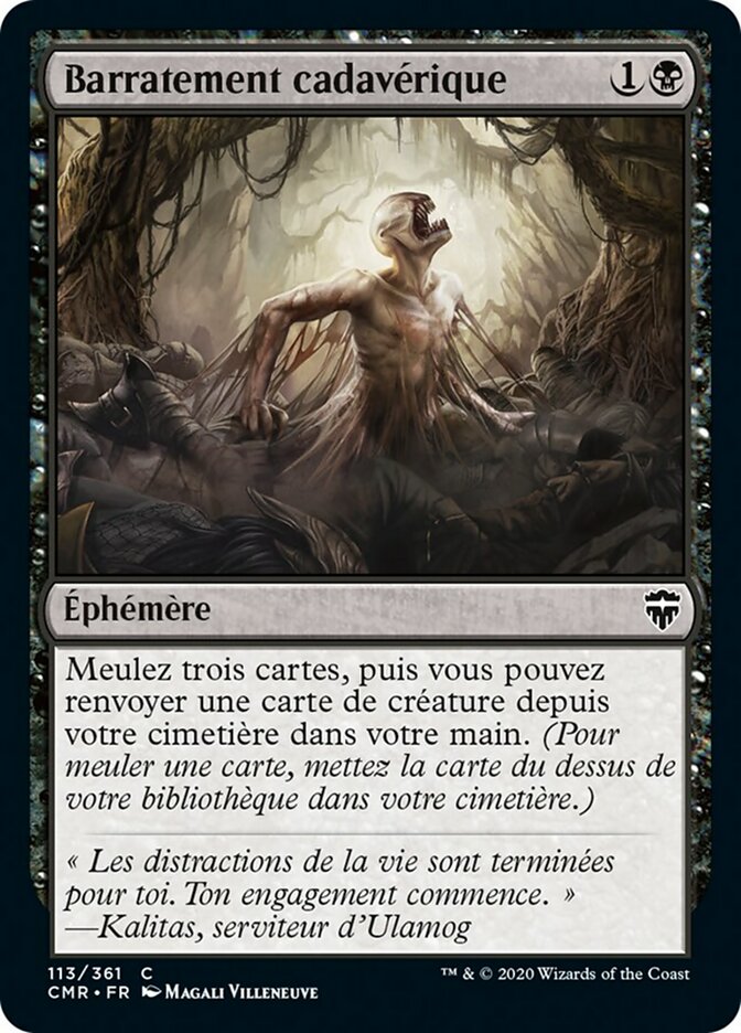 image Barratement cadavérique