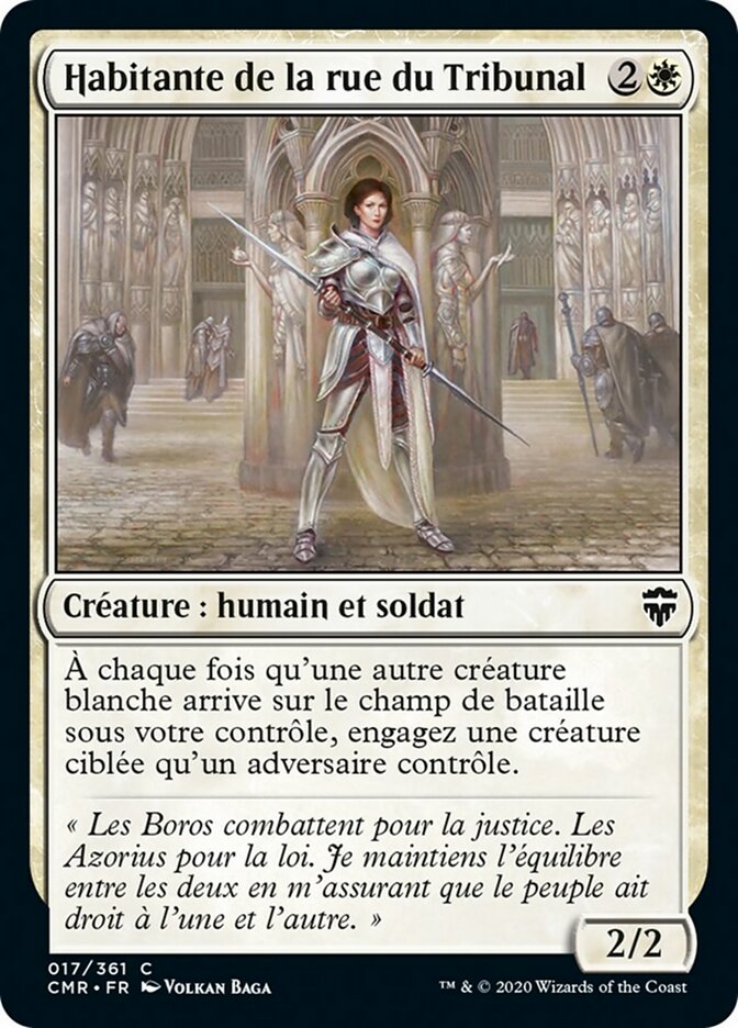 image Habitante de la rue du Tribunal