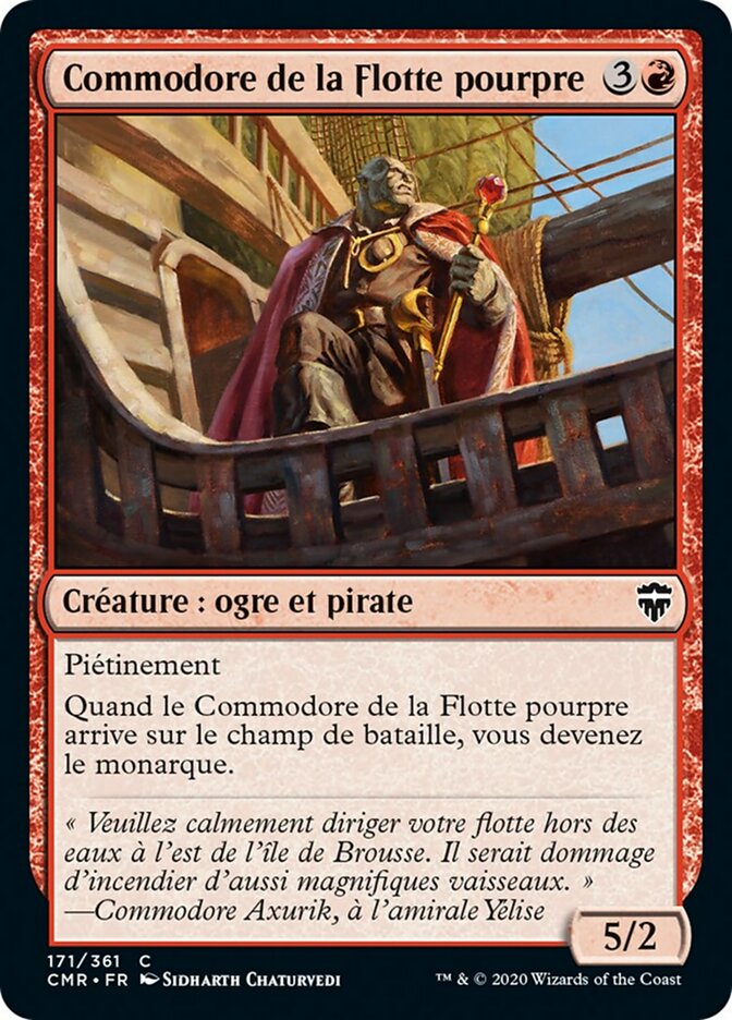 image Commodore de la Flotte pourpre