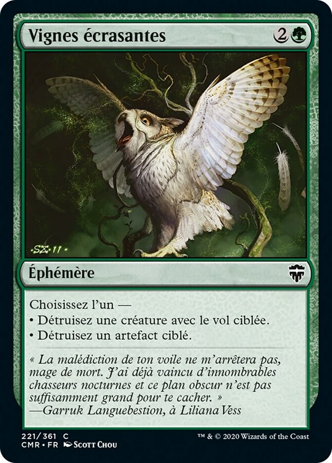 image Vignes écrasantes