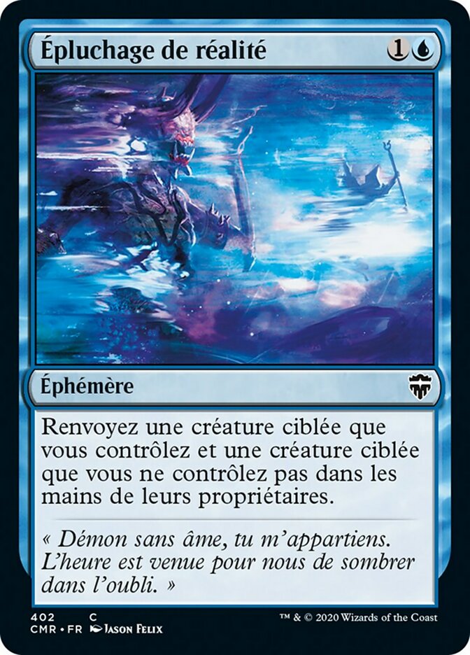 image Épluchage de réalité