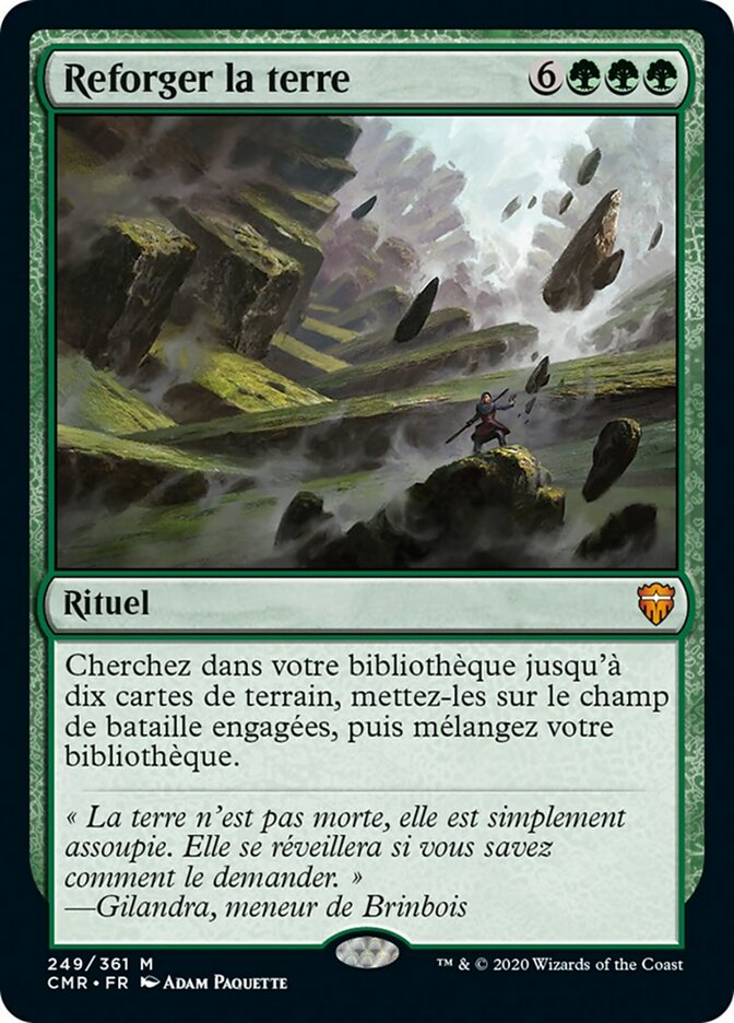 image Reforger la terre