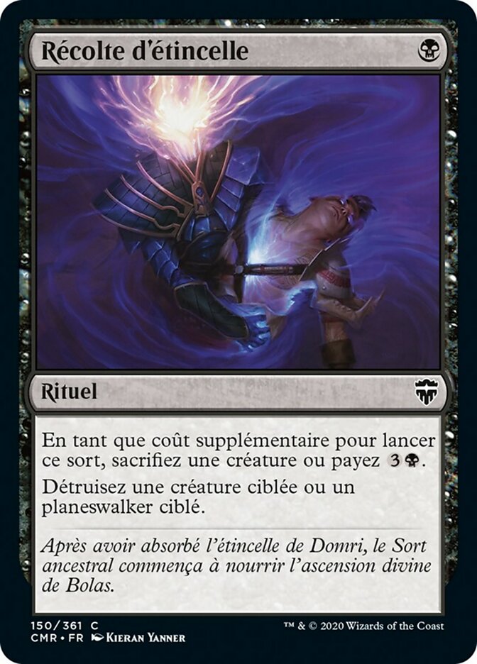 image Récolte d'étincelle