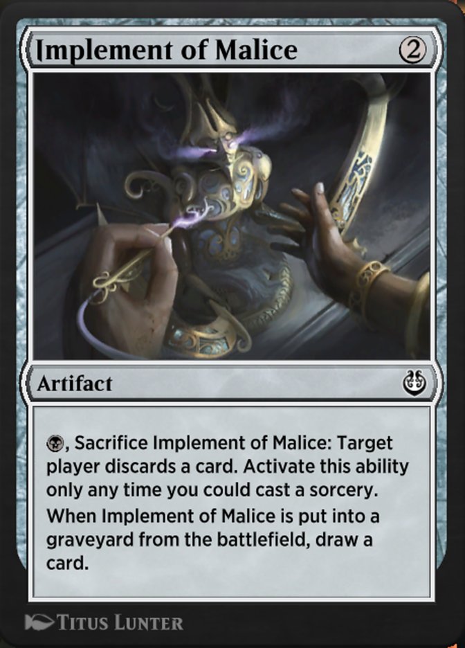 image Implement of Malice