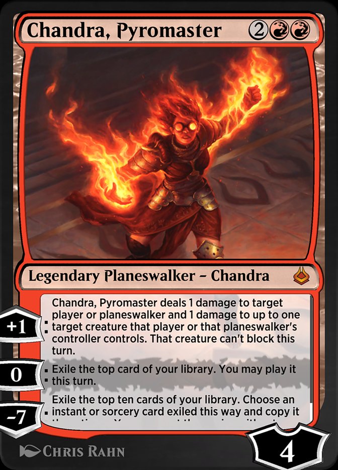 image Chandra, Pyromaster