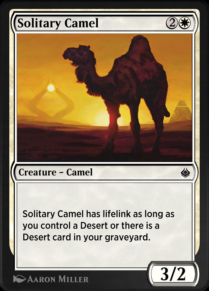 image Solitary Camel