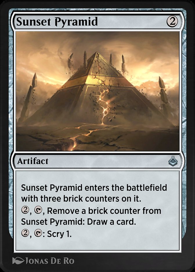 image Sunset Pyramid