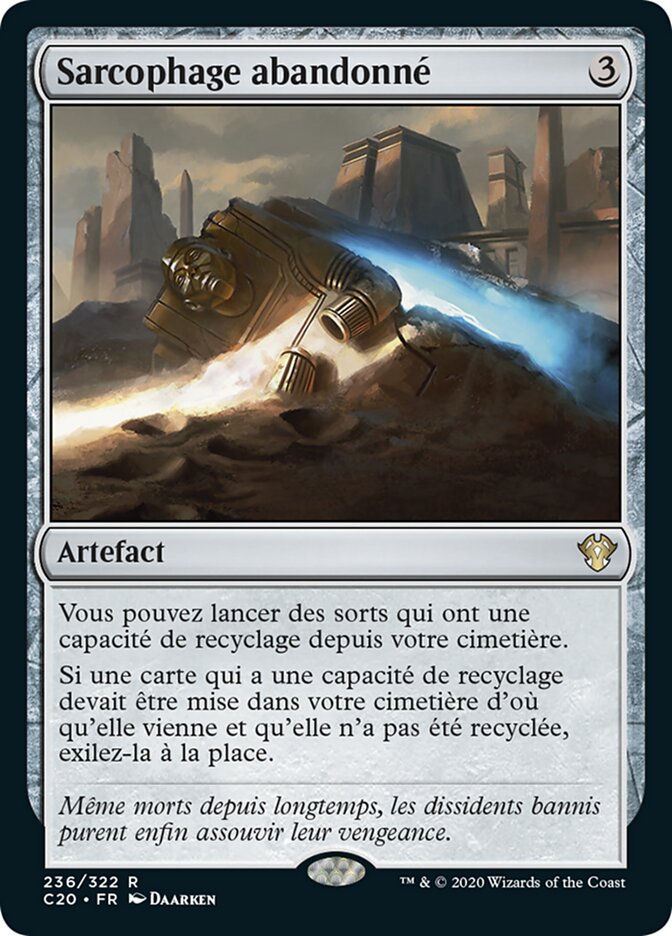 image Sarcophage abandonné