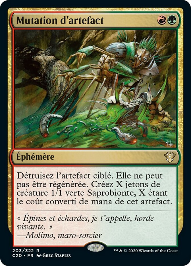 image Mutation d'artefact