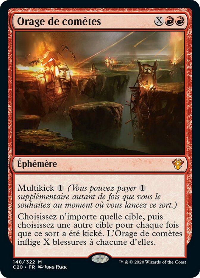 image Orage de comètes