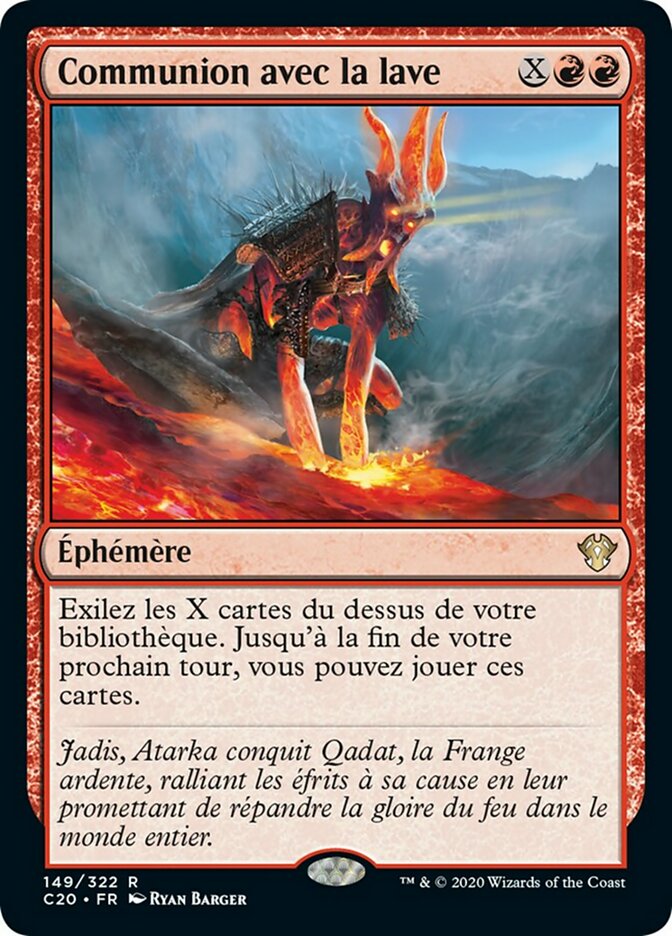 image Communion avec la lave