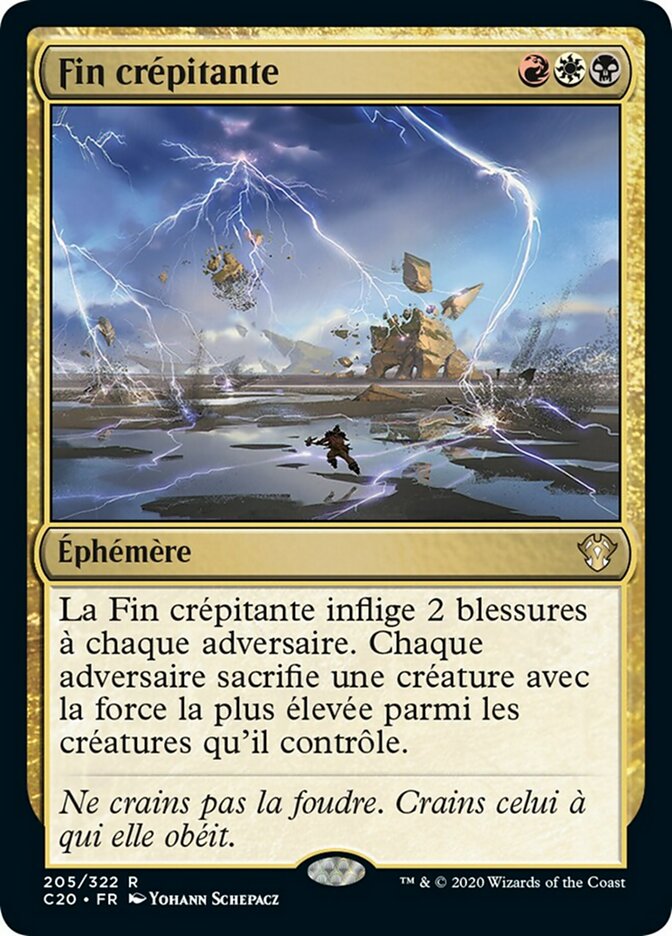 image Fin crépitante