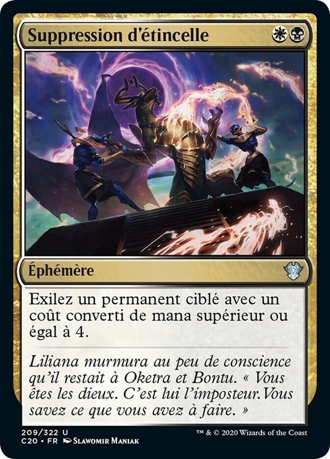 image Suppression d'étincelle