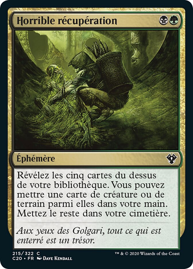 image Horrible récupération