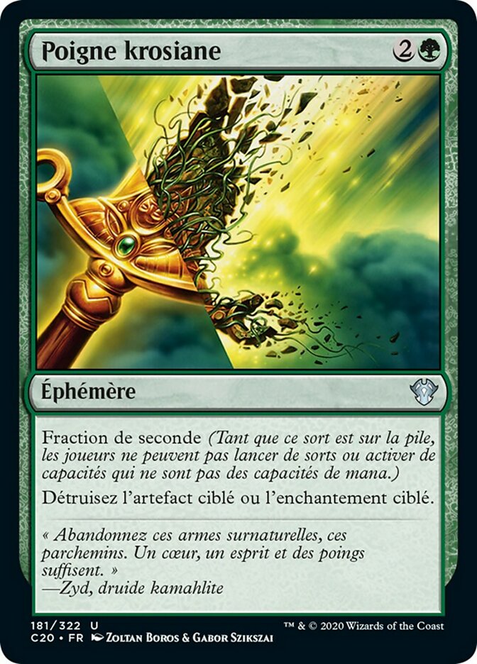 image Poigne krosiane