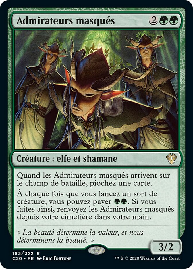 image Admirateurs masqués